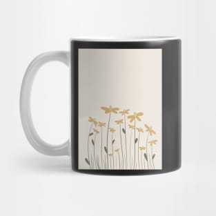 Marguerite Daisy Illustration - dainty flower drawing Mug